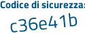 Il Codice di sicurezza è 9a2a1 poi 94 il tutto attaccato senza spazi