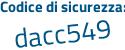 Il Codice di sicurezza è 5a73 continua con c81 il tutto attaccato senza spazi