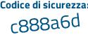 Il Codice di sicurezza è 98 continua con 66b94 il tutto attaccato senza spazi