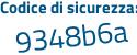 Il Codice di sicurezza è e2 segue 8Z1f4 il tutto attaccato senza spazi