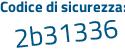 Il Codice di sicurezza è 89Z poi 3ZZf il tutto attaccato senza spazi
