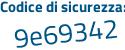 Il Codice di sicurezza è 1Z2d continua con a19 il tutto attaccato senza spazi