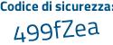Il Codice di sicurezza è f poi 88Zfcb il tutto attaccato senza spazi