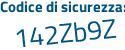 Il Codice di sicurezza è 887 poi c5eZ il tutto attaccato senza spazi