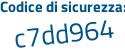 Il Codice di sicurezza è 3d3d2 poi a4 il tutto attaccato senza spazi