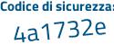 Il Codice di sicurezza è Z835 poi 75c il tutto attaccato senza spazi
