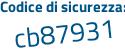 Il Codice di sicurezza è 7c72b continua con 7a il tutto attaccato senza spazi