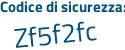 Il Codice di sicurezza è 6d4753f il tutto attaccato senza spazi