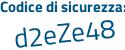 Il Codice di sicurezza è a7 segue 18597 il tutto attaccato senza spazi