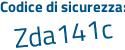 Il Codice di sicurezza è 6a continua con fc32b il tutto attaccato senza spazi