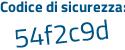 Il Codice di sicurezza è c2c771b il tutto attaccato senza spazi
