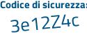 Il Codice di sicurezza è c segue 9e23f9 il tutto attaccato senza spazi