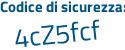 Il Codice di sicurezza è aa continua con d2416 il tutto attaccato senza spazi