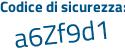 Il Codice di sicurezza è 239 continua con 7ZZZ il tutto attaccato senza spazi