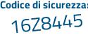 Il Codice di sicurezza è 8db7 poi 745 il tutto attaccato senza spazi