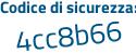 Il Codice di sicurezza è 38 continua con Z95cc il tutto attaccato senza spazi