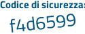 Il Codice di sicurezza è ca segue edc5Z il tutto attaccato senza spazi