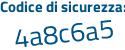 Il Codice di sicurezza è 29 segue db84Z il tutto attaccato senza spazi