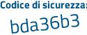 Il Codice di sicurezza è 1c565f3 il tutto attaccato senza spazi