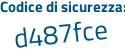 Il Codice di sicurezza è e61 segue 88b5 il tutto attaccato senza spazi