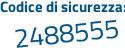 Il Codice di sicurezza è 4f45 continua con 65Z il tutto attaccato senza spazi