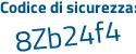 Il Codice di sicurezza è a continua con edd2b5 il tutto attaccato senza spazi