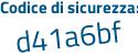 Il Codice di sicurezza è Z segue 29b921 il tutto attaccato senza spazi
