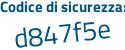 Il Codice di sicurezza è 7c9 continua con ccb8 il tutto attaccato senza spazi