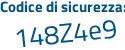 Il Codice di sicurezza è 42a51 poi 91 il tutto attaccato senza spazi