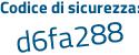 Il Codice di sicurezza è ffba continua con e27 il tutto attaccato senza spazi