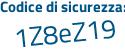 Il Codice di sicurezza è b746d segue 73 il tutto attaccato senza spazi