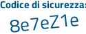 Il Codice di sicurezza è 56e9ca3 il tutto attaccato senza spazi