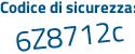 Il Codice di sicurezza è 27cfa poi 21 il tutto attaccato senza spazi