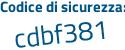 Il Codice di sicurezza è c5b7373 il tutto attaccato senza spazi