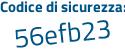 Il Codice di sicurezza è fd5fc continua con 76 il tutto attaccato senza spazi