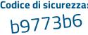 Il Codice di sicurezza è 9 continua con 4c9Z5a il tutto attaccato senza spazi