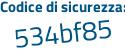 Il Codice di sicurezza è bef39 poi 2Z il tutto attaccato senza spazi