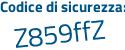 Il Codice di sicurezza è ba1 poi 23a1 il tutto attaccato senza spazi