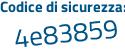 Il Codice di sicurezza è 8678c11 il tutto attaccato senza spazi