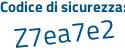 Il Codice di sicurezza è 2479 segue d41 il tutto attaccato senza spazi