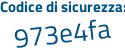 Il Codice di sicurezza è d754d32 il tutto attaccato senza spazi