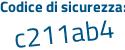 Il Codice di sicurezza è d88 segue d415 il tutto attaccato senza spazi