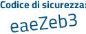 Il Codice di sicurezza è a65f6 segue 13 il tutto attaccato senza spazi