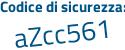 Il Codice di sicurezza è 2 continua con 9498c4 il tutto attaccato senza spazi