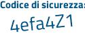 Il Codice di sicurezza è d6cbad7 il tutto attaccato senza spazi