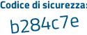 Il Codice di sicurezza è d6 segue e9459 il tutto attaccato senza spazi