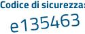 Il Codice di sicurezza è 236e1f6 il tutto attaccato senza spazi