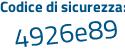 Il Codice di sicurezza è b2cbb continua con 1b il tutto attaccato senza spazi