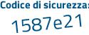 Il Codice di sicurezza è dfe62Zf il tutto attaccato senza spazi
