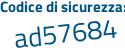 Il Codice di sicurezza è a66 continua con 559f il tutto attaccato senza spazi
